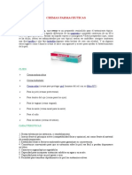 Cremas farmacéuticas: clasificación, características y control de calidad