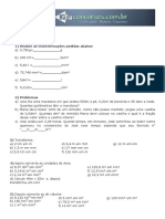 Apostila Exercicios Sistema de Medidas PDF