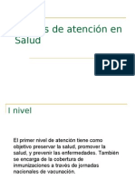 Niveles de Atención en Salud