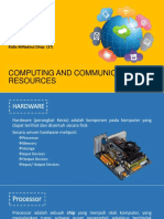 Computing and Communications Resources