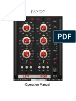 PSP E27 Operation Manual