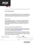 Download Tips for Writing in Spanish by Dream Mexico SN318882457 doc pdf