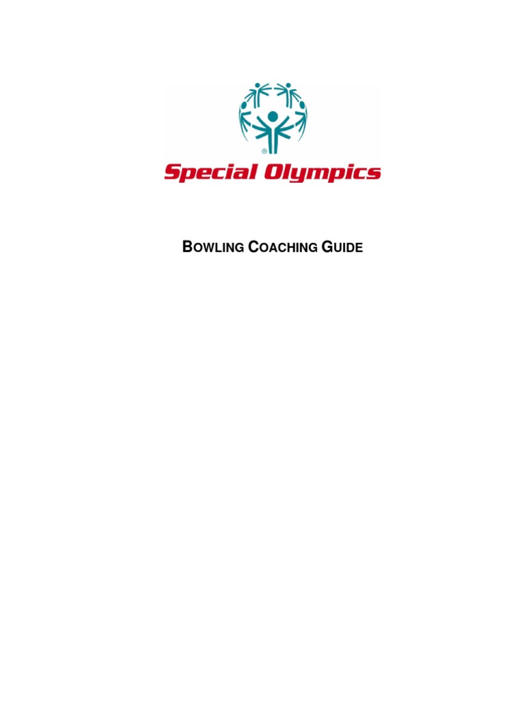Special Olympics Bowling Coaching Guide | PDF