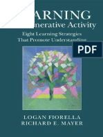 Learning As A Generative Activity