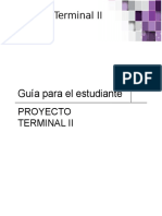 Guía Del Estudiante - Proyecto Terminal II