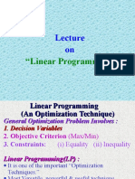 LP - I Lecture