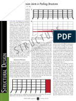 Expansion Joints Design For Parking Buildings