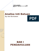 Analisa Inti Batuan