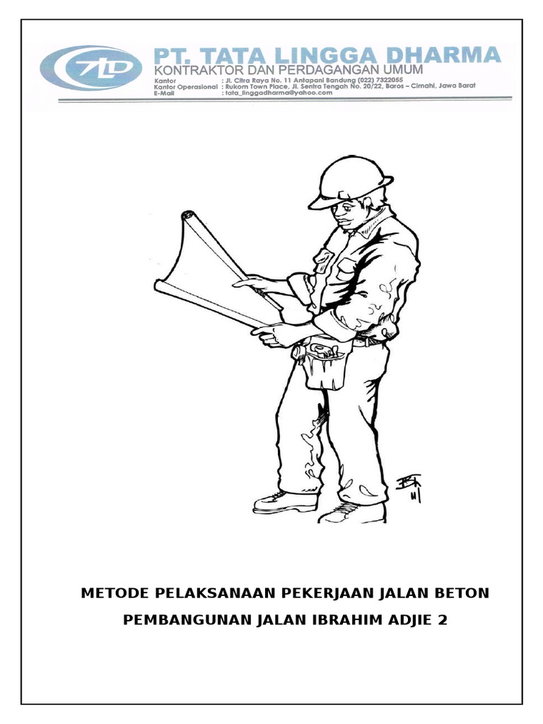 Metode Pelaksanaan Pekerjaan Jalan Beton Pdf