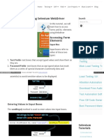 Accessing Forms in Webdriver HTML