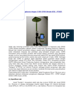 Setting GPS Untuk Pengukuran Dengan CORS GNSS Metode RTK