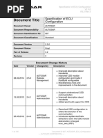 AUTOSAR ECU Configuration