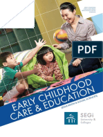 Early Childhood Care & Education