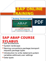 Sap Abap Online Training in Japan