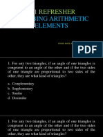 001 Refresher Arithmetic Elements by Engr Win Win