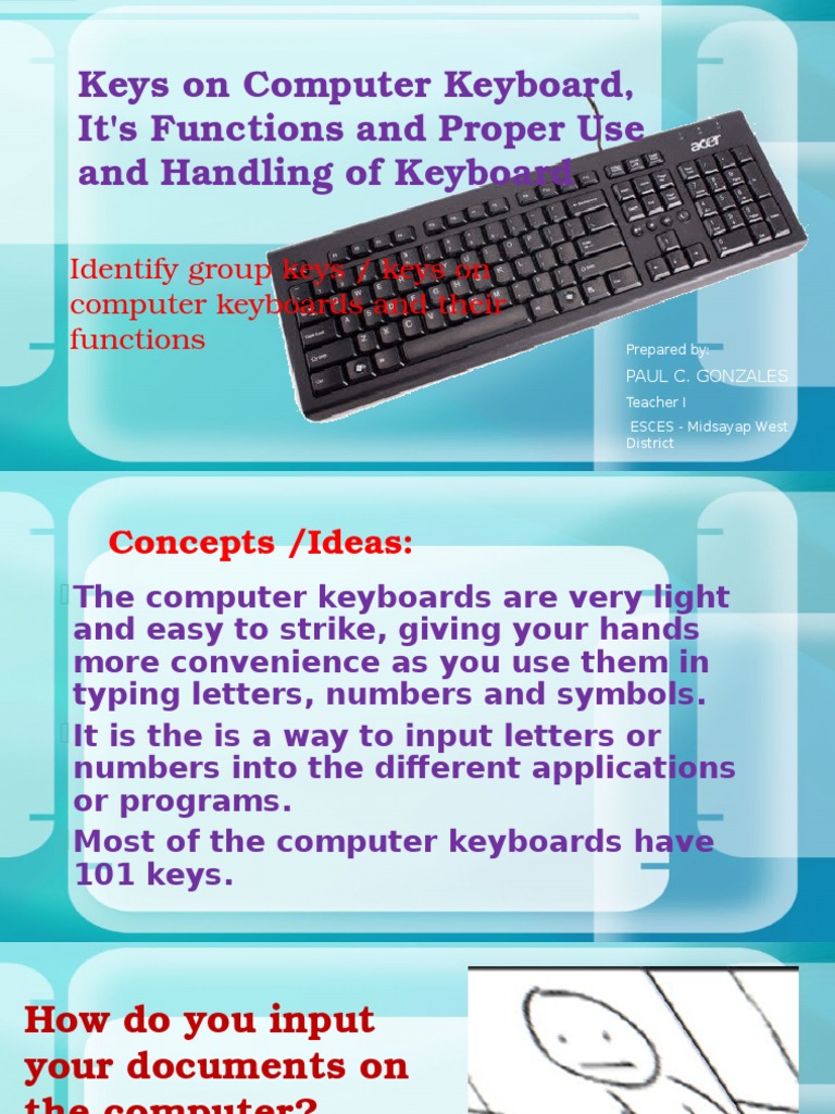 84Identify group keys on the keyboard and their functions.ppsx