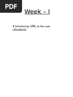 UML Lab week-1