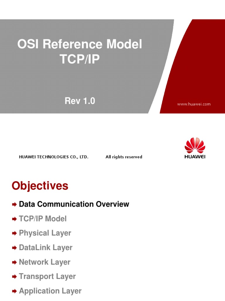 OSI Refrence Model TCP-IP | PDF | Internet Protocol Suite | Computer ...