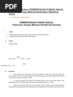Download Laporan Praktikum Pemeriksaan Fungsi Ginjal by tiaraseptiarini SN318928795 doc pdf