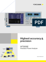 Yokogawa WT3000E Series Documentation Commerciale