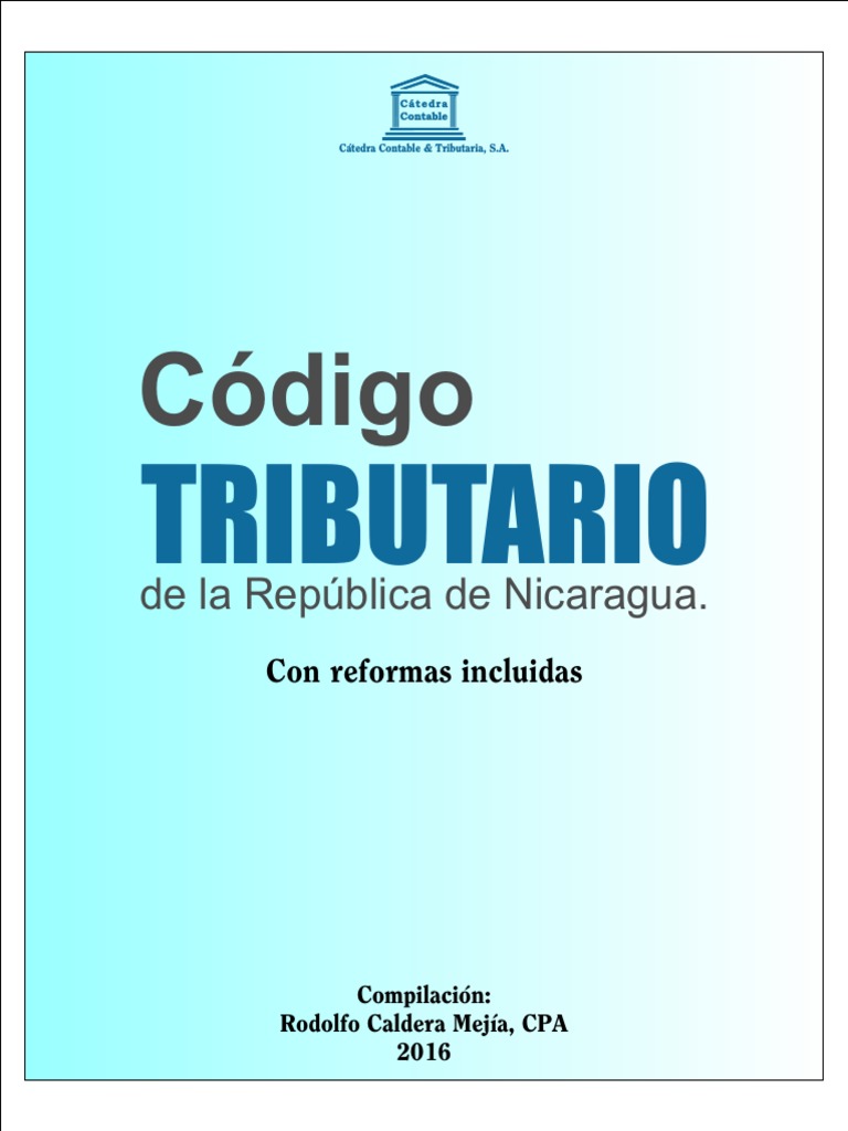 Codigo Tributario Actualizado El Salvador Image to u