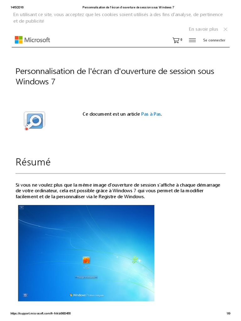 Ouverture De Session Windows _ Windows 10 – RGNC