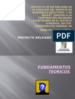 Proyecto de Factibilidad de La Creacion Del Servicio