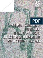 45 La Descentralizacin de Los Servicios de Salud PDF