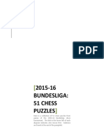 2015-16 Bundesliga: 51 Chess Puzzles