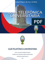 Guía Telefónica UMSA 2015