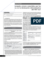 Principales Error Cometidos en El PDT 621 PDF