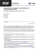 Os desafios da produção de conhecimento em.pdf