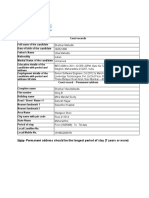 Court Record Form