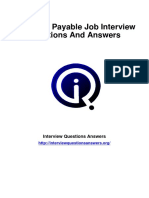 Accounts Payable Interview Questions Answers Guide