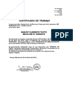 Certificado de Trabaj4