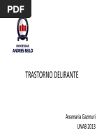 Trastorno Delirante