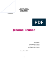Concepciones y Estructura de La Personalidad Según Jerome Bruner