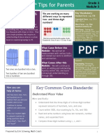Eureka Math Grade 2 Module 3 Parent Tip Sheet 1