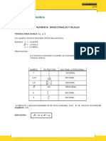 u3m1 Numeros Irracionales Numeros Reales