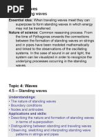 Topic 4.5 - Standing Waves