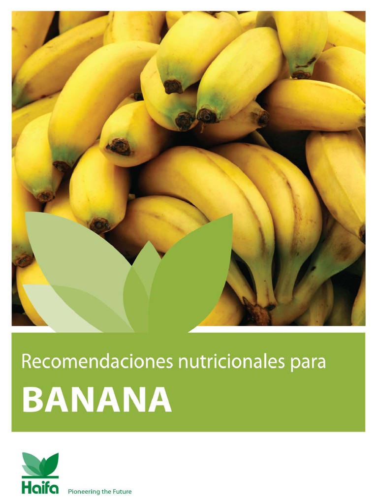 Manual de Cultivo de Bananas Calcio Hoja Prueba gratuita de 30
