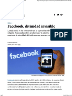 Facebook, Divinidad Invisible - Tecnología - EL PAÍS