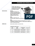 Discharge Valve Trickle Valve