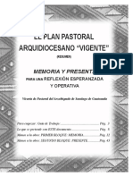 Memoria y Presente Del Plan Pastoral