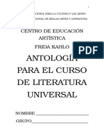 Antología de Literatura Universal.