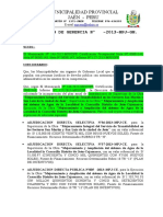 Modificación Plan Anual Contrataciones MP Jaén