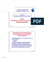 Importancia de La Conservación Aceite de Turbomaq