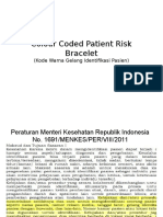 Colour Coded Patient Risk Bracelet: (Kode Warna Gelang Identifikasi Pasien)