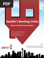 Seattles Renting Crisis WCAN