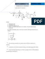 Modelo matemático de un motor DC